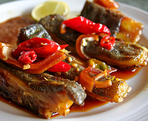 Image showing Grilled fish