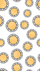 Image showing flowers seamless pattern