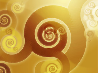 Image showing Swirly spirals