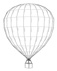 Image showing Hot air balloon