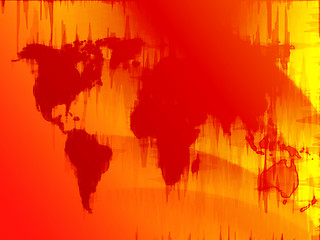 Image showing Map of the world illustration