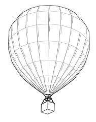 Image showing Hot air balloon