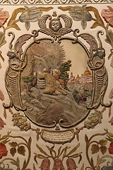 Image showing Detail of Tomb of God, exhibited on Holy Saturday, prepared to veneration at the Zagreb Cathedral