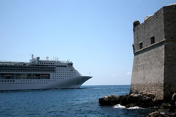 Image showing Dubrovnik city walls