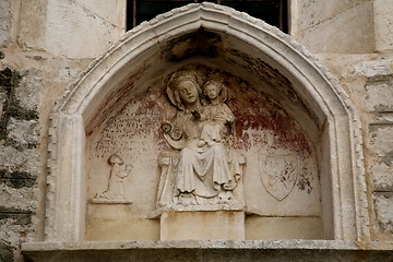 Image showing Virgin Mary with baby Jesus