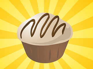 Image showing Cupcake illustration