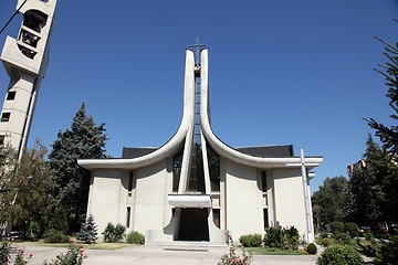 Image showing Sacred Heart of Jesus Cathedral, Skopje, Macedonia