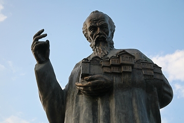 Image showing Monument of Saint Clement in Ohrid, Macedonia