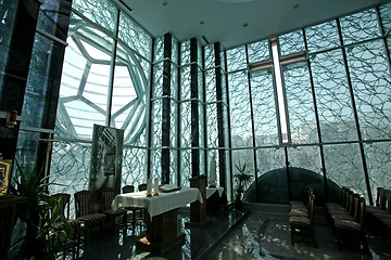 Image showing Chapel in memorial house of Mother Teresa in Skopje, Macedonia