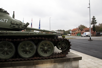 Image showing Heavy tank T-80 in Vukovar, Croatia