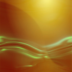 Image showing Wavy glowing colors