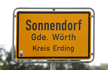 Image showing Ortsschild  Sign 