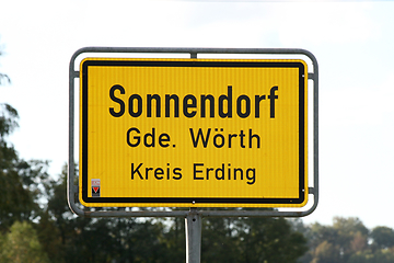 Image showing Ortsschild  Sign 