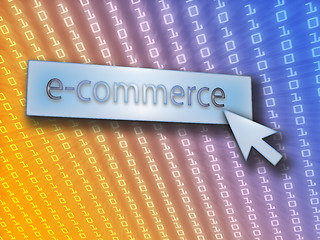 Image showing E-commerce button