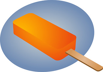 Image showing Frozen ice cream treat illustration