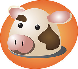 Image showing Cow cartoon