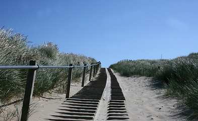 Image showing Dünenweg   Dune path 