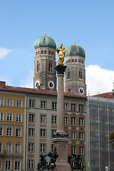 Image showing Mariensäule, München   The Marian column Munich 
