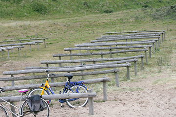 Image showing Fahrradabstellplatz   Bicycle parking 