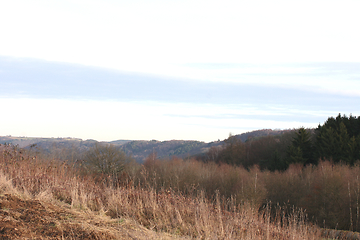 Image showing Felder und Wälder  Fields and forests 