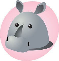 Image showing Rhino cartoon