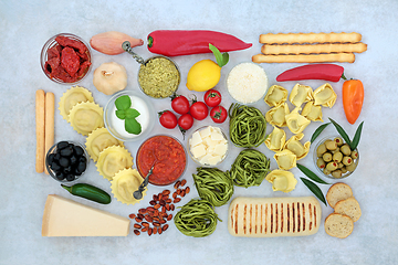 Image showing Low Cholesterol Mediterranean Heallthy Diet Food