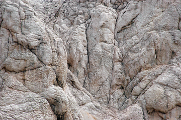 Image showing Close-up image of cliff-Location Pag island, Croatia