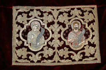 Image showing Golden embroidered Church vestments