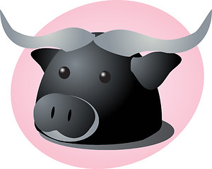 Image showing Bison cartoon