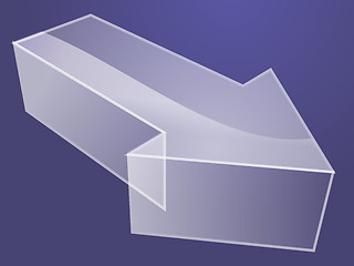 Image showing 3d Arrow illustration