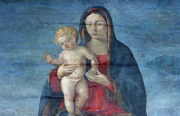 Image showing Blessed Virgin Mary with baby Jesus