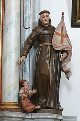 Image showing Statue of saint