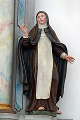 Image showing Statue of saint