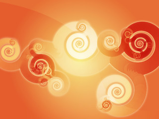 Image showing Swirly spiral background