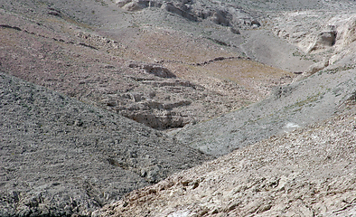 Image showing Close-up image of cliff-Location Pag island, Croatia