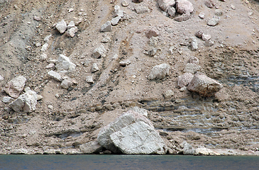 Image showing Rock and sea