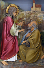 Image showing Christ Handing the Keys to St Peter