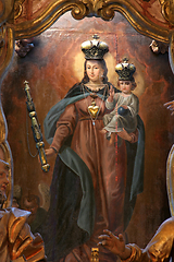 Image showing Blessed Virgin Mary with baby Jesus