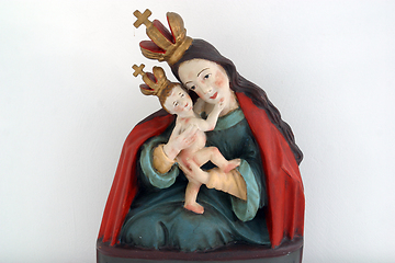 Image showing Blessed Virgin Mary with baby Jesus