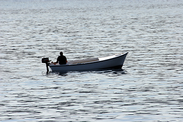 Image showing Going to fish