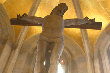 Image showing Jesus on the cross, Zagreb - St. Mark church