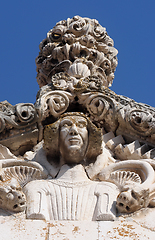 Image showing Sculpture, detail from Korcula cathedral