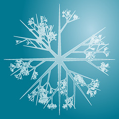 Image showing Snowflake illustration