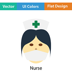 Image showing Nurse head icon