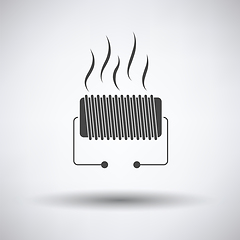 Image showing Electrical heater icon