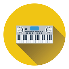 Image showing Music synthesizer icon