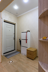 Image showing The interior of an ordinary hallway in a small apartment