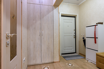 Image showing Classic entrance hall in an apartment of a multi-storey residential building