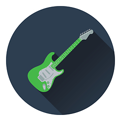 Image showing Electric guitar icon