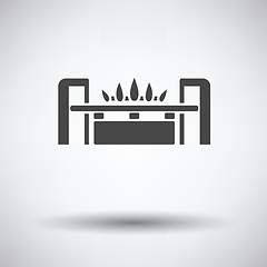 Image showing Gas burner icon